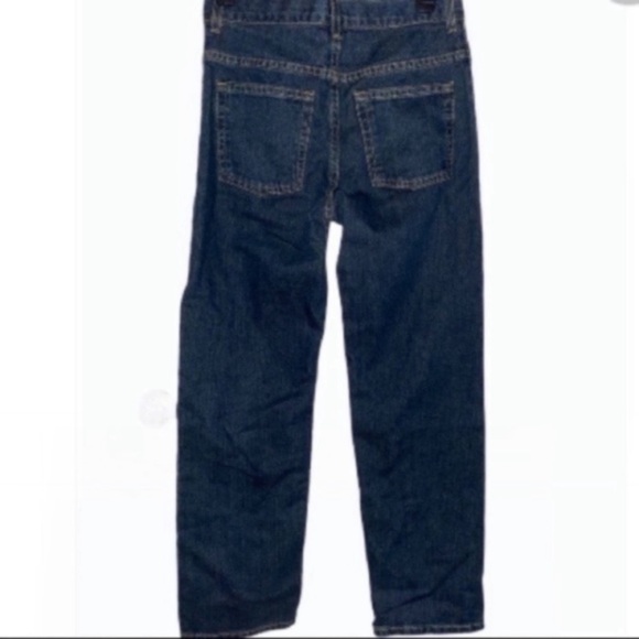 Roebuck & Co. Boys Denim Blue Jeans 12 Husky Straight Leg, Adjustable Waist - Picture 2 of 6